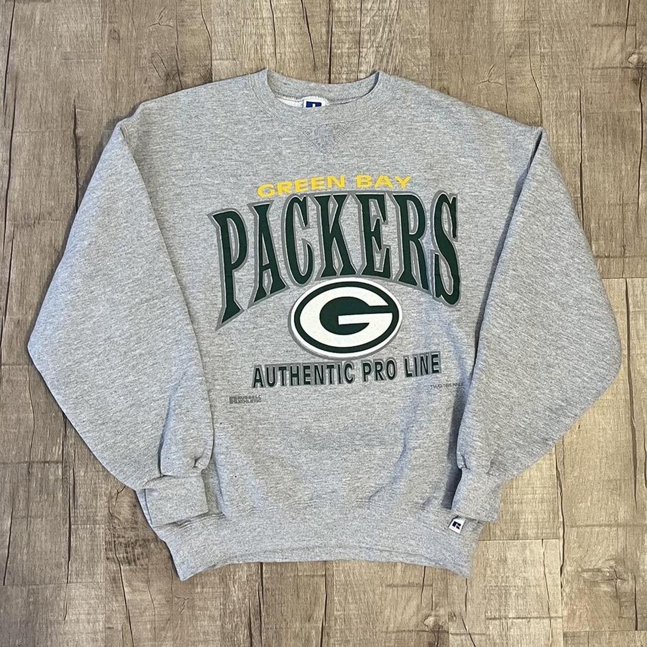 Vintage 90's Green Bay Packers Sweatshirt by Russell Athletic