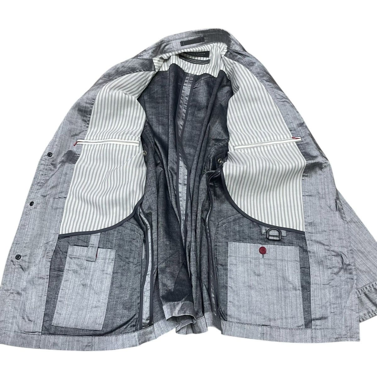 Japanese Brand Dezert Homme Blazer Silver Jacket Size US M / EU 48-50 / 2 - 3 Thumbnail