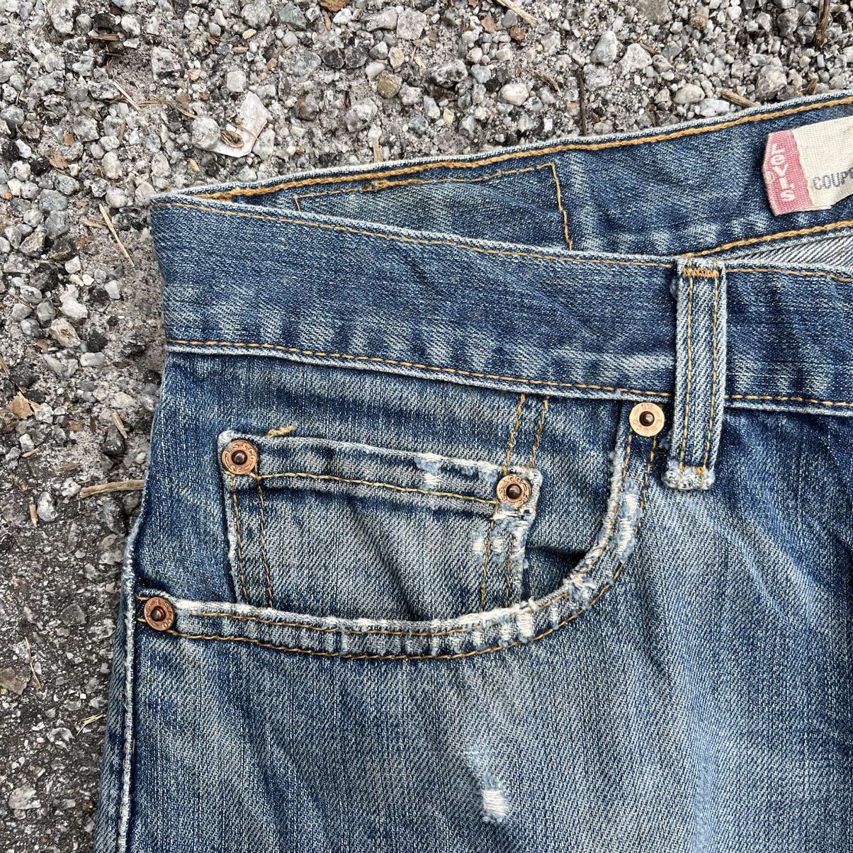 Levi's Vintage Levis 527 Flare Bootcut Bell Bottom Jeans Distressed Size US 32 / EU 48 - 5 Thumbnail