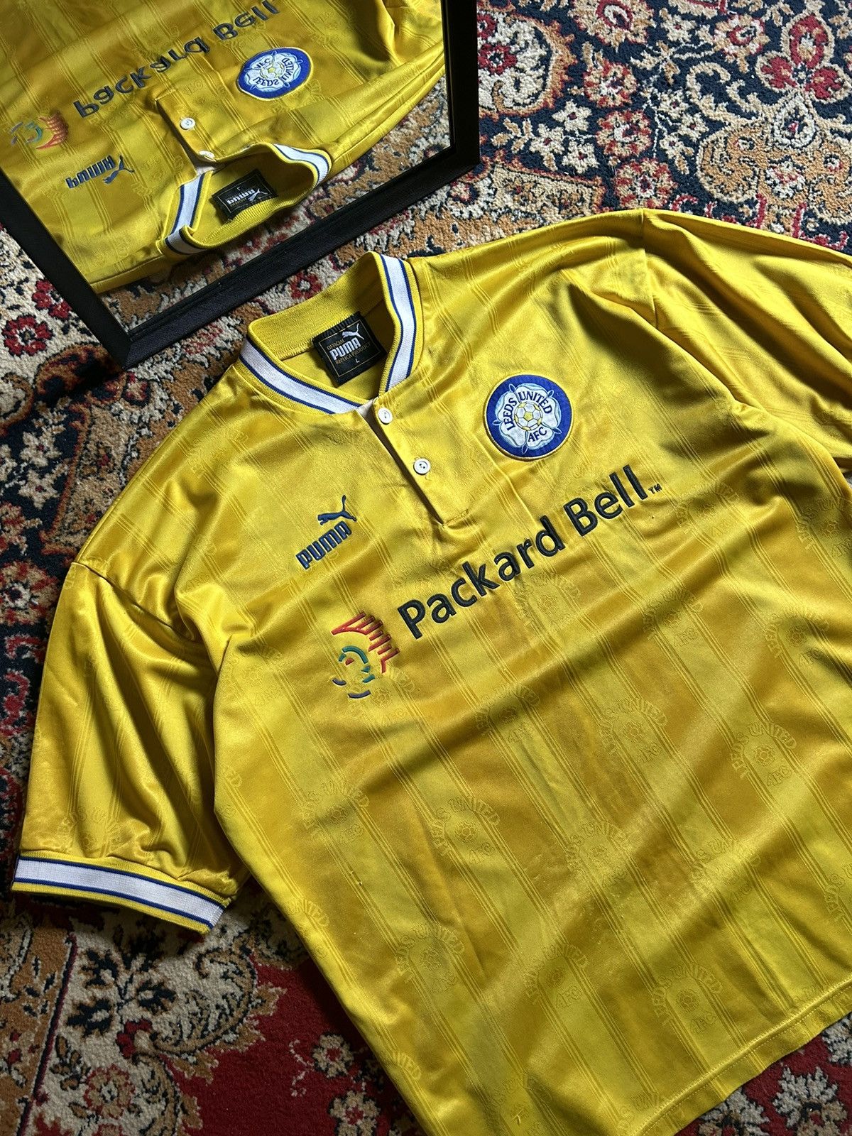 Puma × Vintage Leeds United 1996-1998 Away Jersey Shirt Size US L / EU 52-54 / 3 - 2 Thumbnail