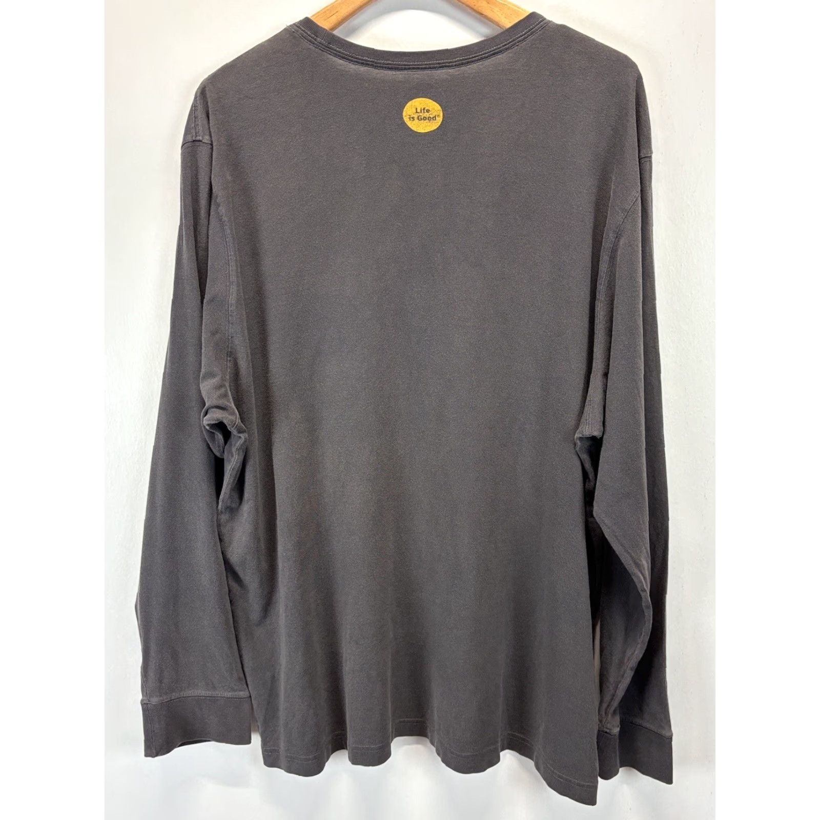 Life is Good VINTAGE Life Is Good Go Places Jeep Shirt XL Men Long Sleeve Gray Outdoor Mens Size US XL / EU 56 / 4 - 3 Thumbnail