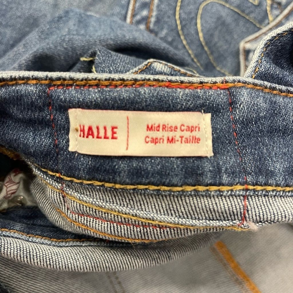 True Religion True Religion Hall Mid Capri Blue Jeans Overall Size S Size US 30 / EU 46 - 9 Thumbnail