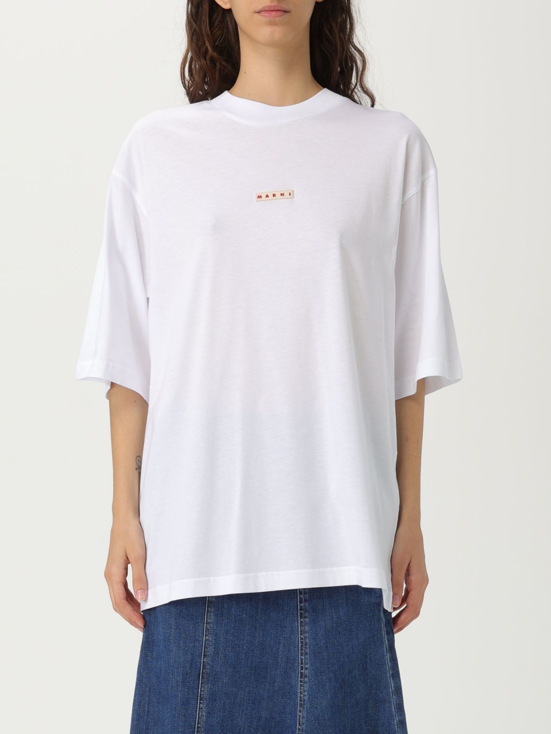 Marni Marni T-Shirt Men White Size US M / EU 48-50 / 2 - 1 Thumbnail