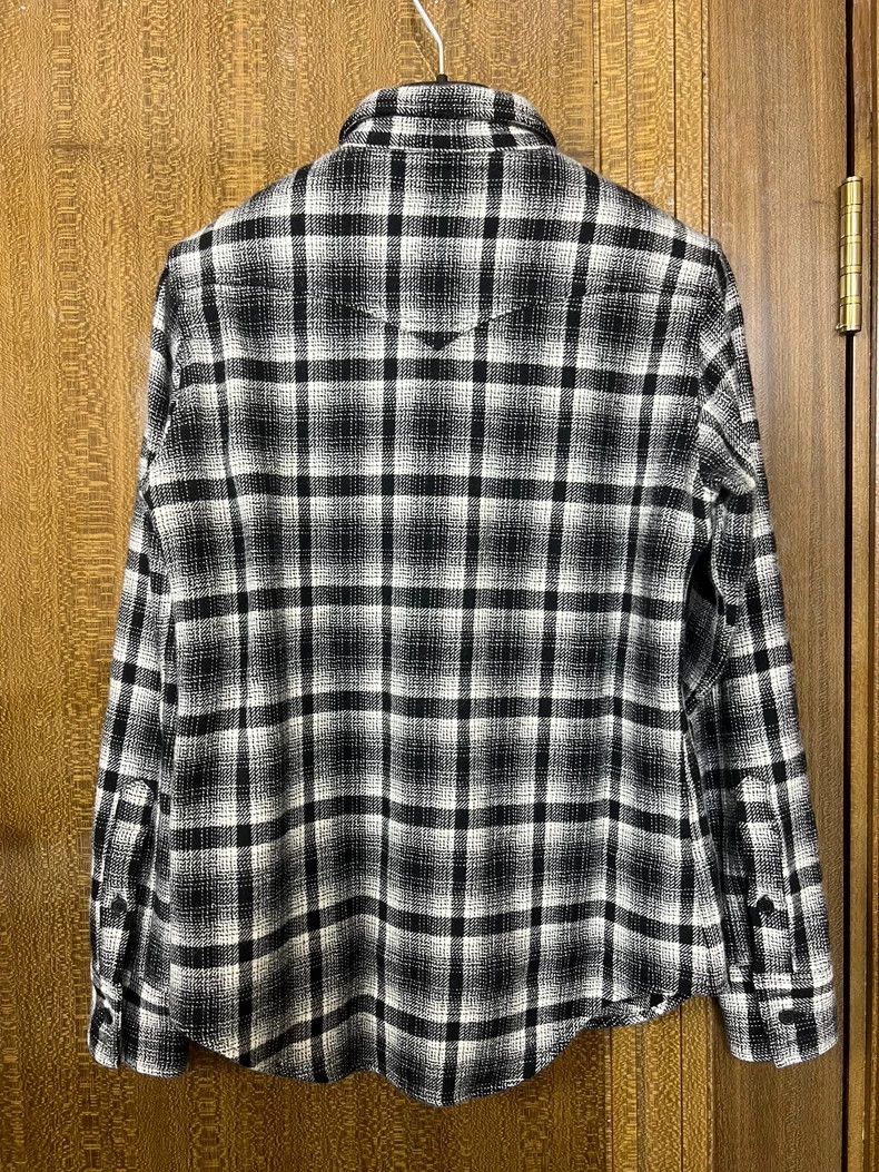 Yves Saint Laurent Saint Laruent 16 FW black and white plaid thick wool shirt Size US XS / EU 42 / 0 - 2 Thumbnail