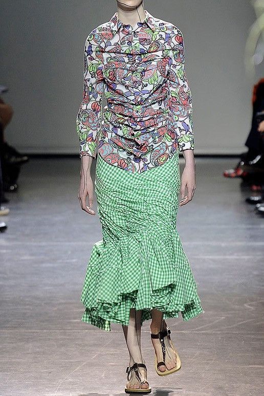 Comme des Garcons Junya Watanabe CDG Blouse Runway SS09 Archived Size S / US 4 / IT 40 - 1 Thumbnail