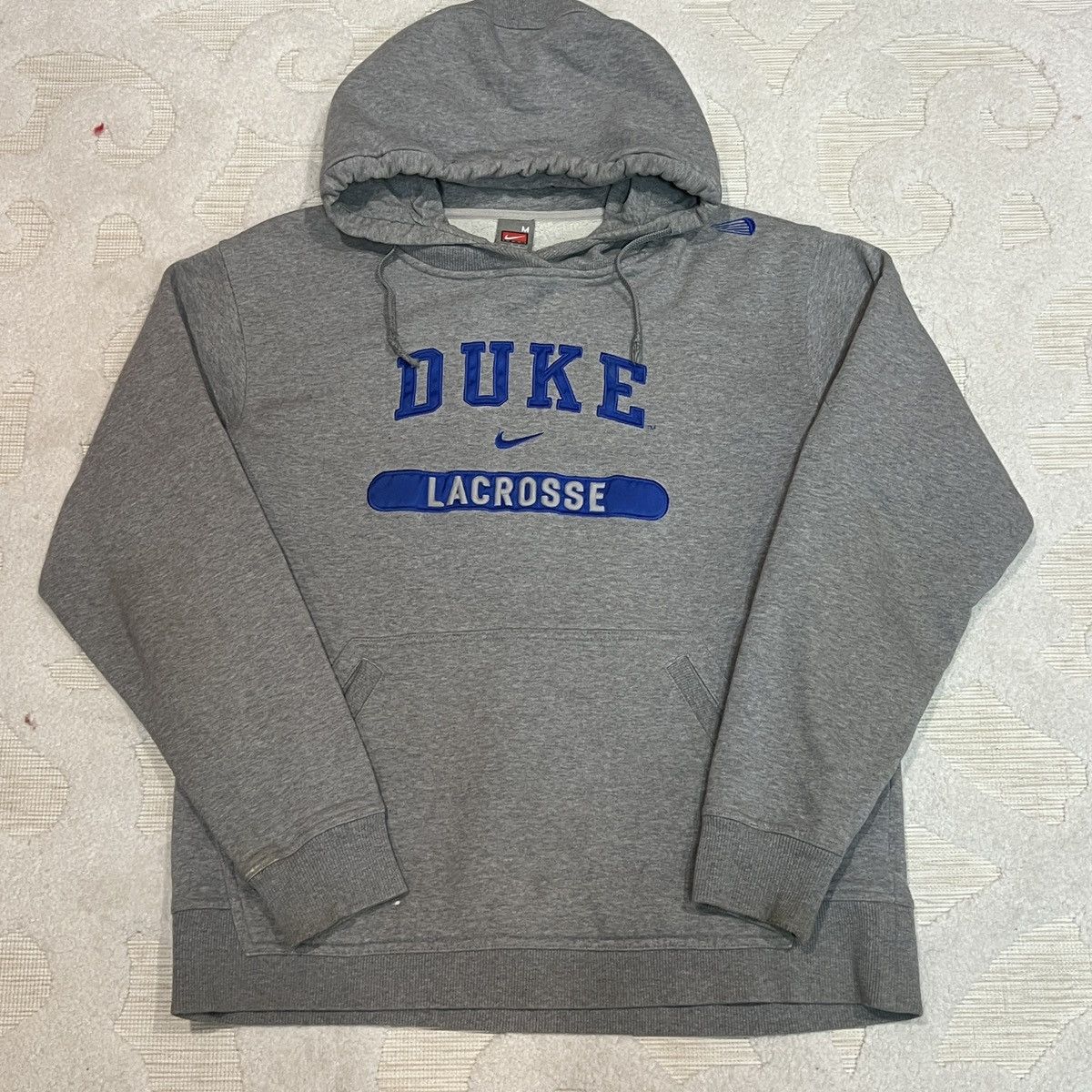 Nike Crazy Vintage 90s Nike Duke Hoodie Duke University Lacrosse Size US M / EU 48-50 / 2 - 2 Thumbnail