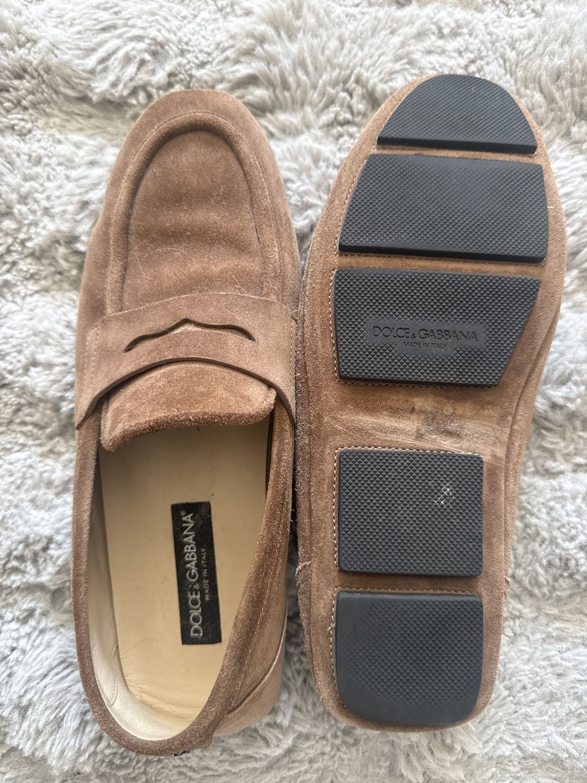 Dolce & Gabbana Dolce & Gabbana Suede Loafers Size US 12 / EU 45 - 9 Thumbnail