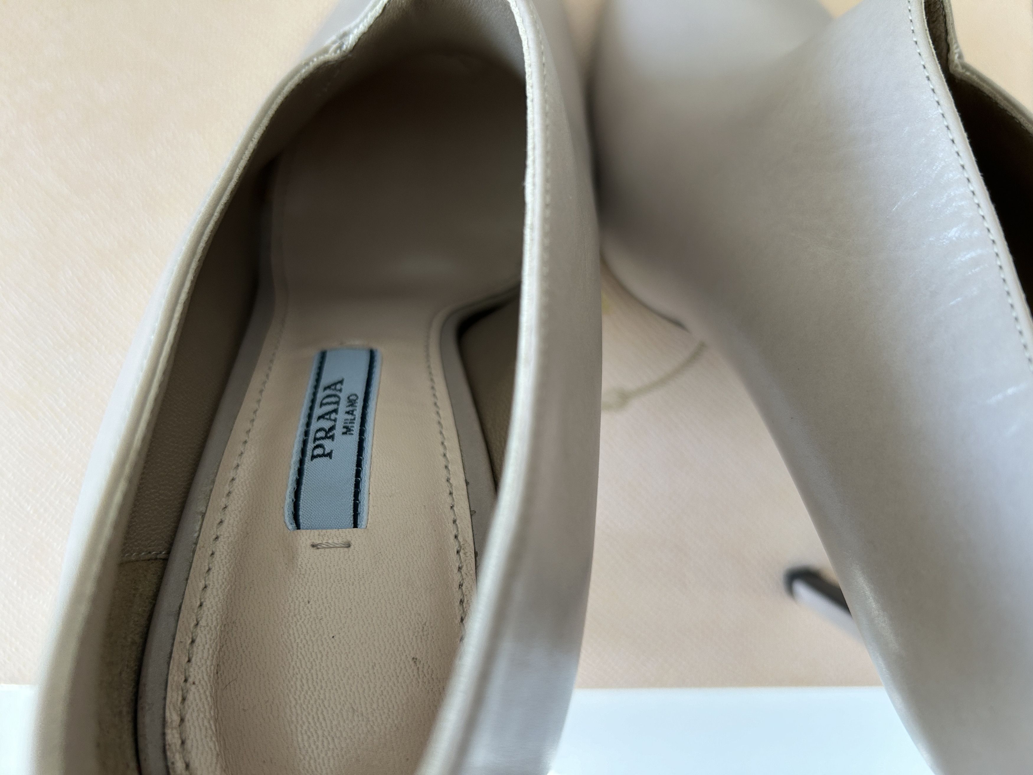Prada Sqaure Toe Ankle Boots Size US 7 / IT 37 - 9 Thumbnail
