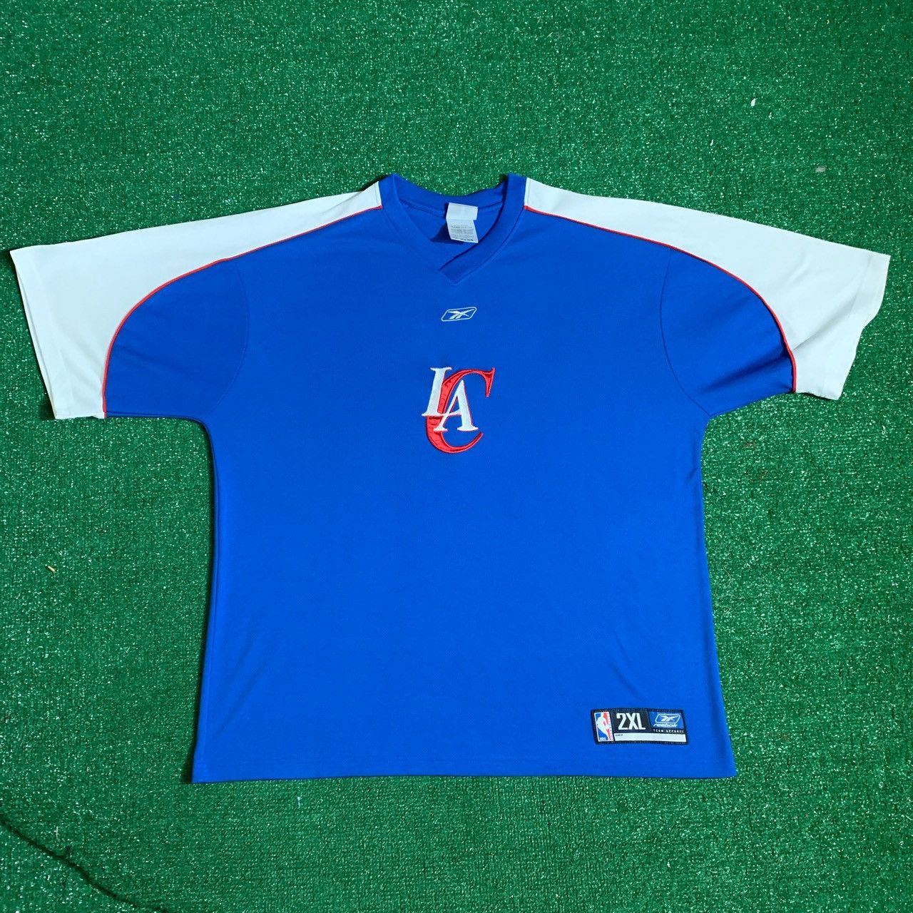 Reebok Y2K Reeobok LA Clippers Warm Up Jersey Size XXL Size US XXL / EU 58 / 5 - 1 Thumbnail