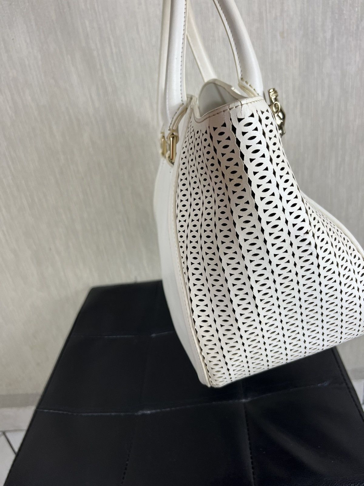 Cavalli Class × Roberto Cavalli Roberto Cavalli Class jaguar y2k leather mesh crossbody bag Size ONE SIZE - 9 Thumbnail