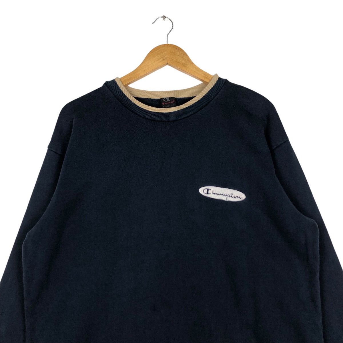 Champion × Vintage Vintage Champion Casual Sweatshirt Jumper 90s Medium Size US M / EU 48-50 / 2 - 2 Thumbnail