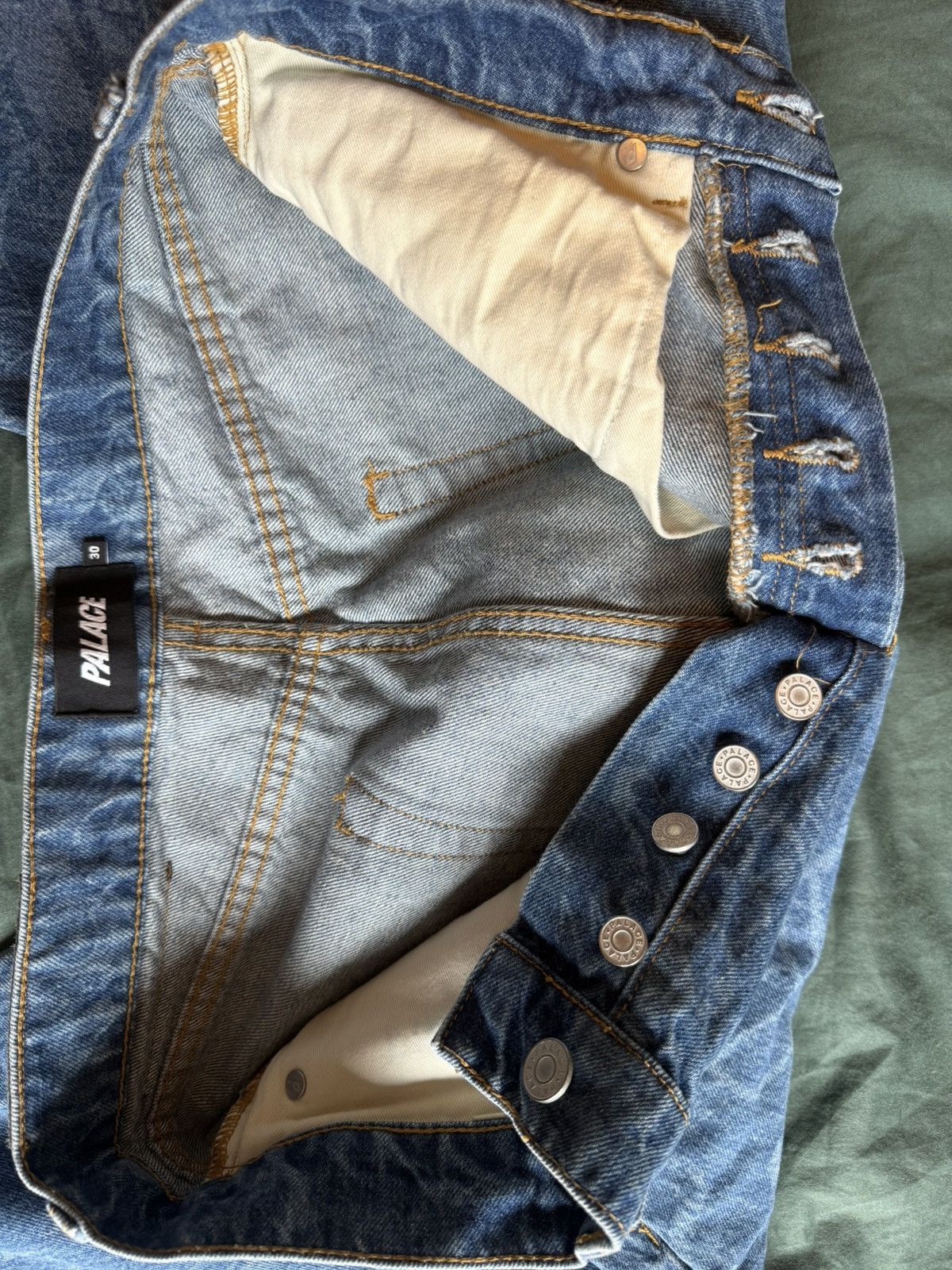 Palace Palace sticker pack denim jeans Size US 30 / EU 46 - 5 Thumbnail