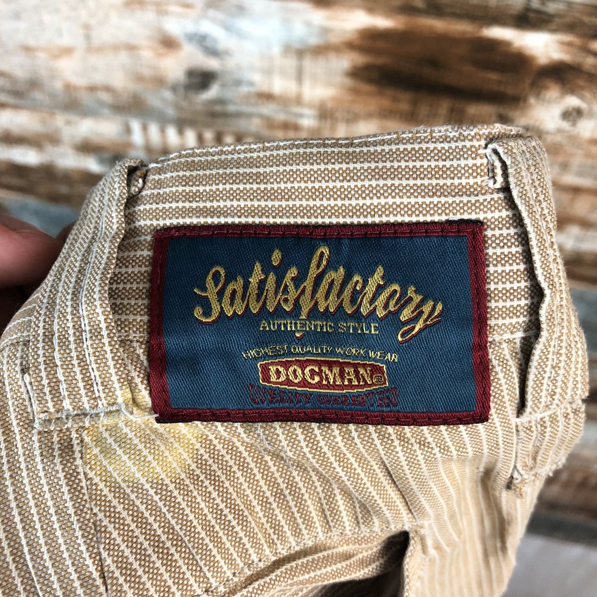 Japanese Brand DL Dogman stripe Brown Cargo Multipocket Pants #C629 Size US 29 - 22 Thumbnail