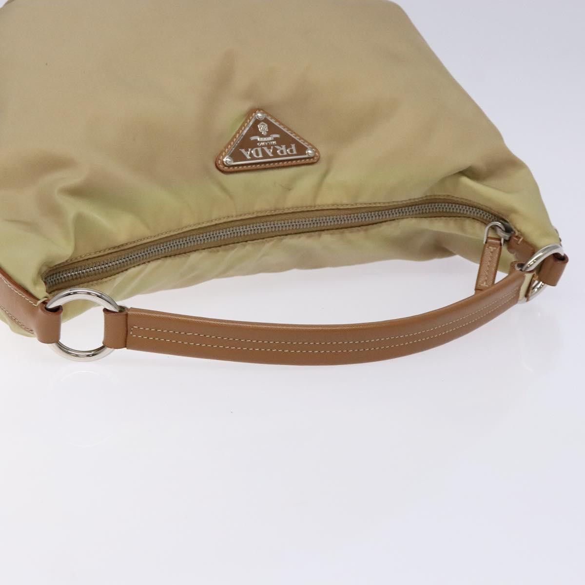 Prada PRADA Tote Bag Nylon Beige Silver Size ONE SIZE - 7 Thumbnail