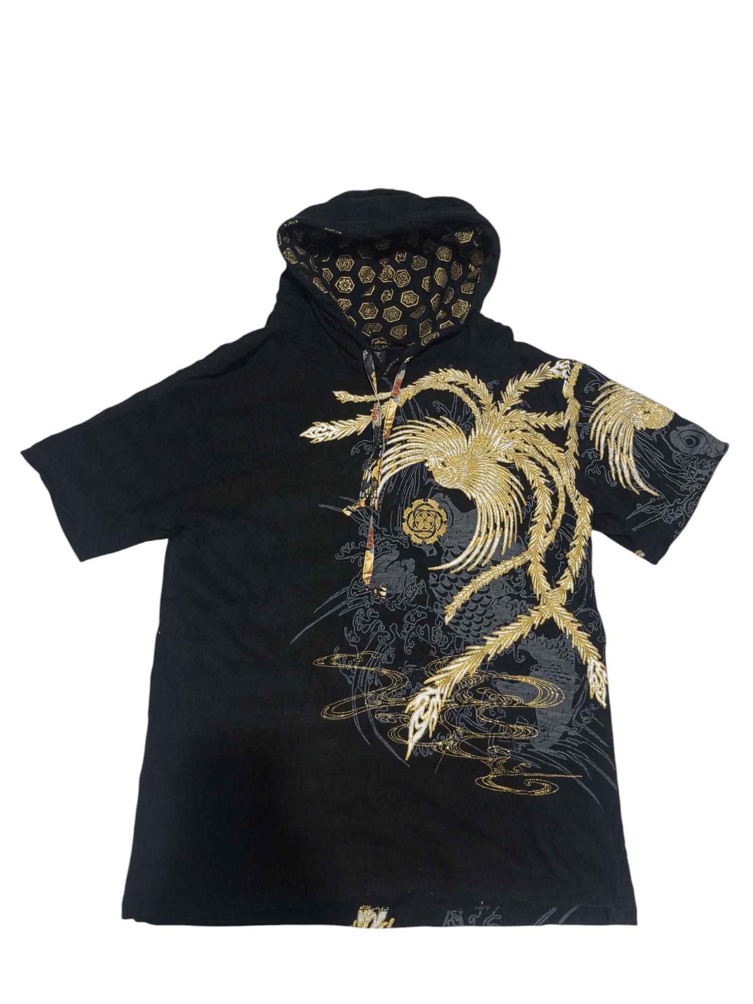 Japanese Brand Bullet noise sukajan Poenhix x koi t shirt hoodie Size US L / EU 52-54 / 3 - 1 Thumbnail
