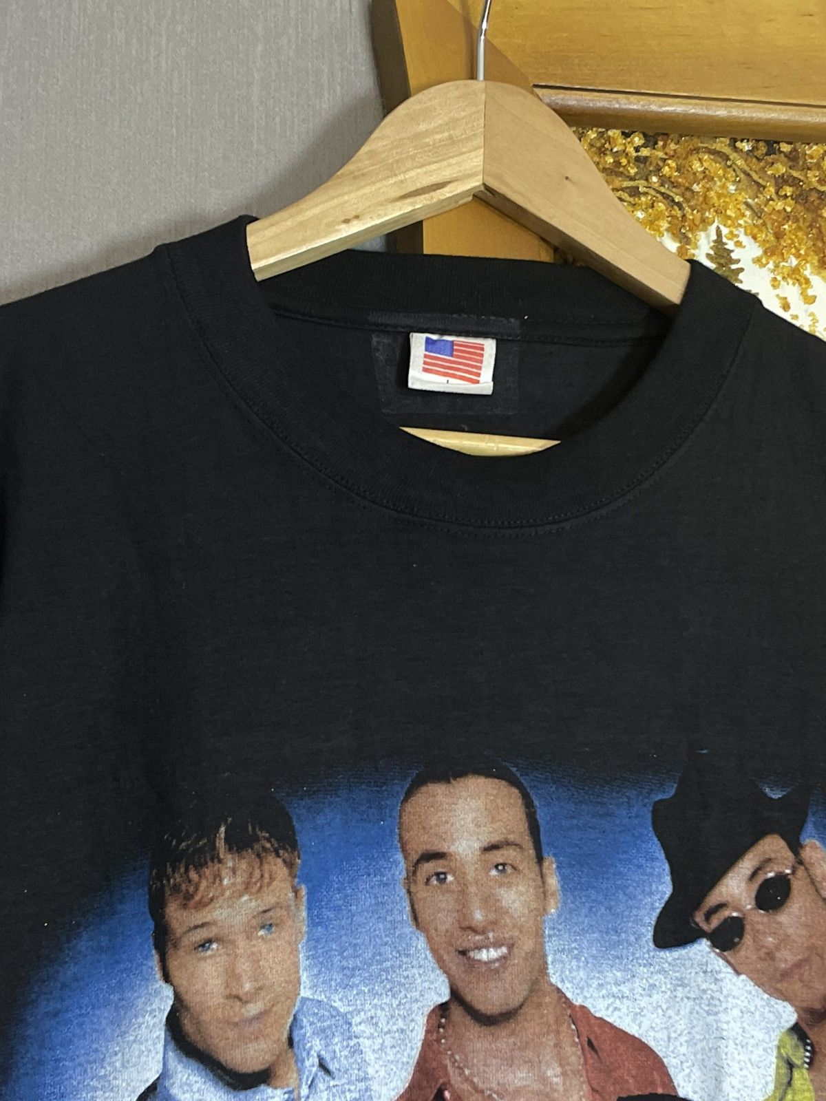 Rap Tees × Vintage Rare Vintage 90s Backstreet Boys Double Sided AOP T-shirt Size US L / EU 52-54 / 3 - 6 Thumbnail