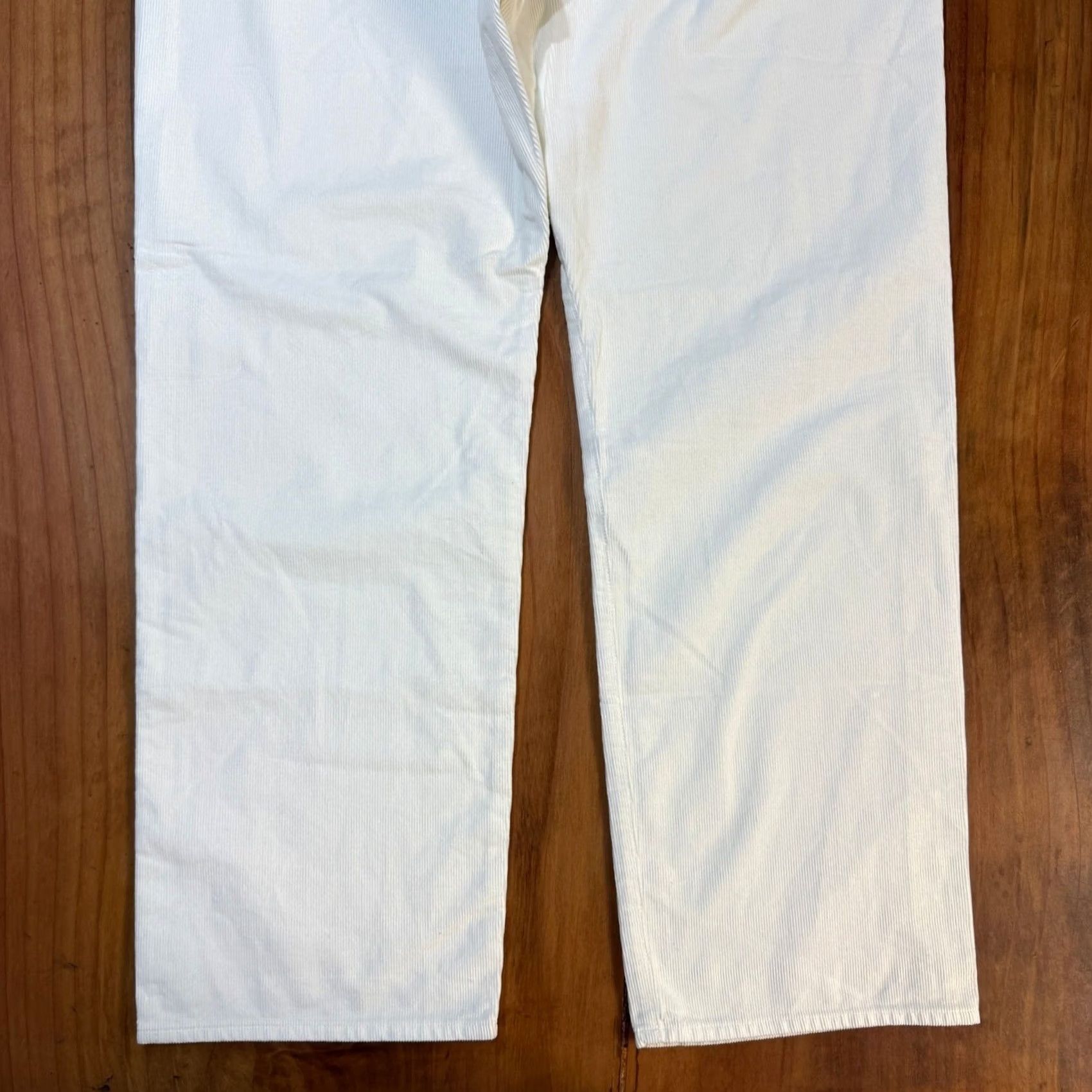 J.Crew J Crew Women's Pants 34 Loose Corduroy Cotton Casual Straight White 14 Size 36" / US 14 / IT 50 - 6 Thumbnail