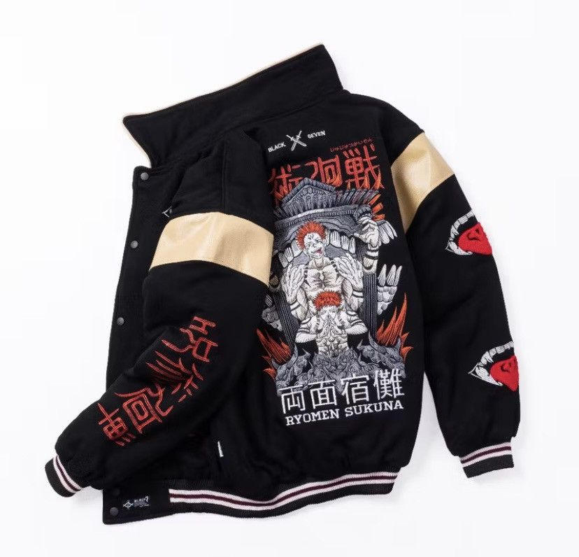 Other Varsity jacket ryomen black streetwear Size US L / EU 52-54 / 3 - 4 Thumbnail