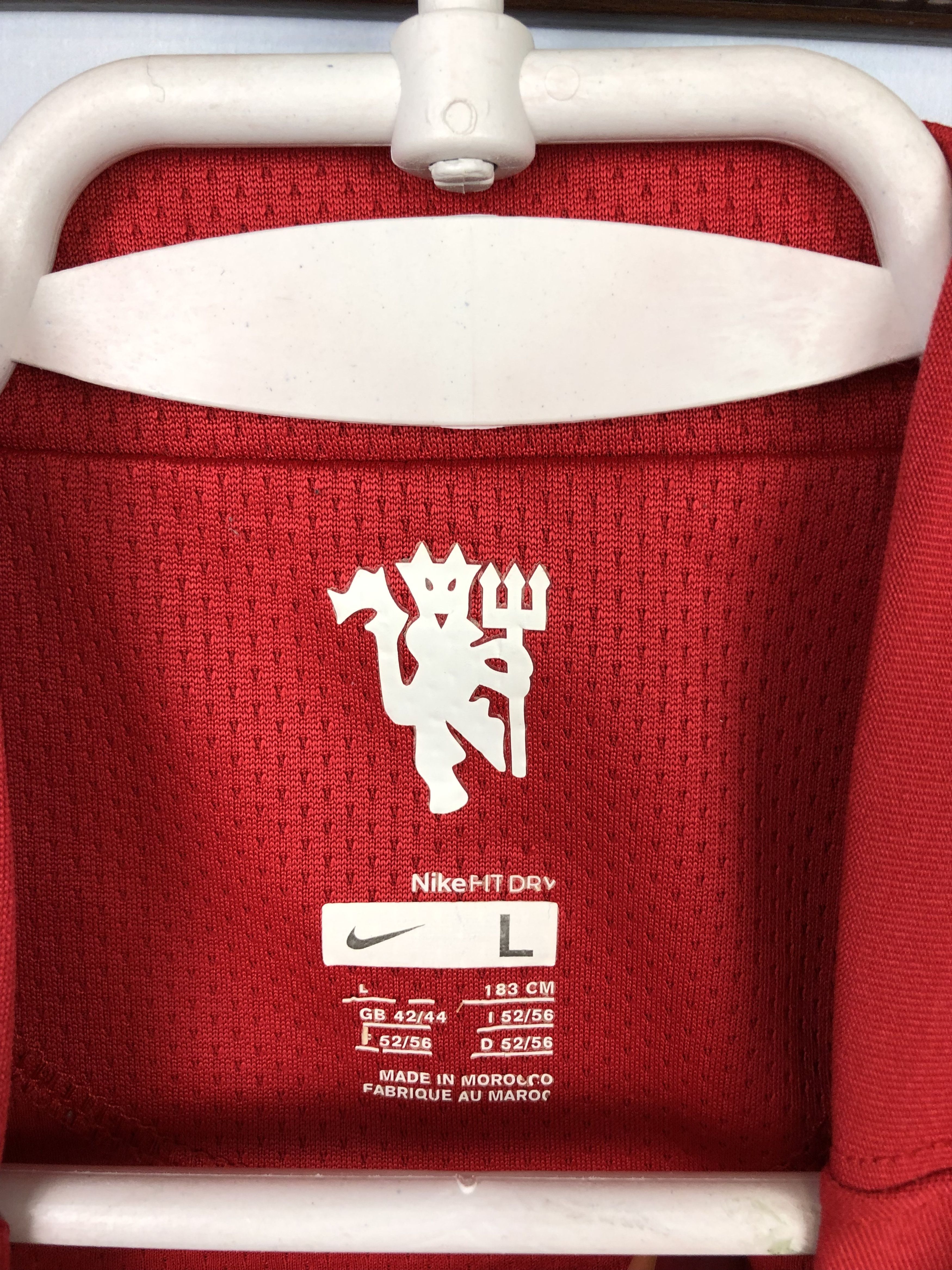 Nike Manchester United football shirt 2007 Soccer Nike Jersey Size US L / EU 52-54 / 3 - 5 Thumbnail