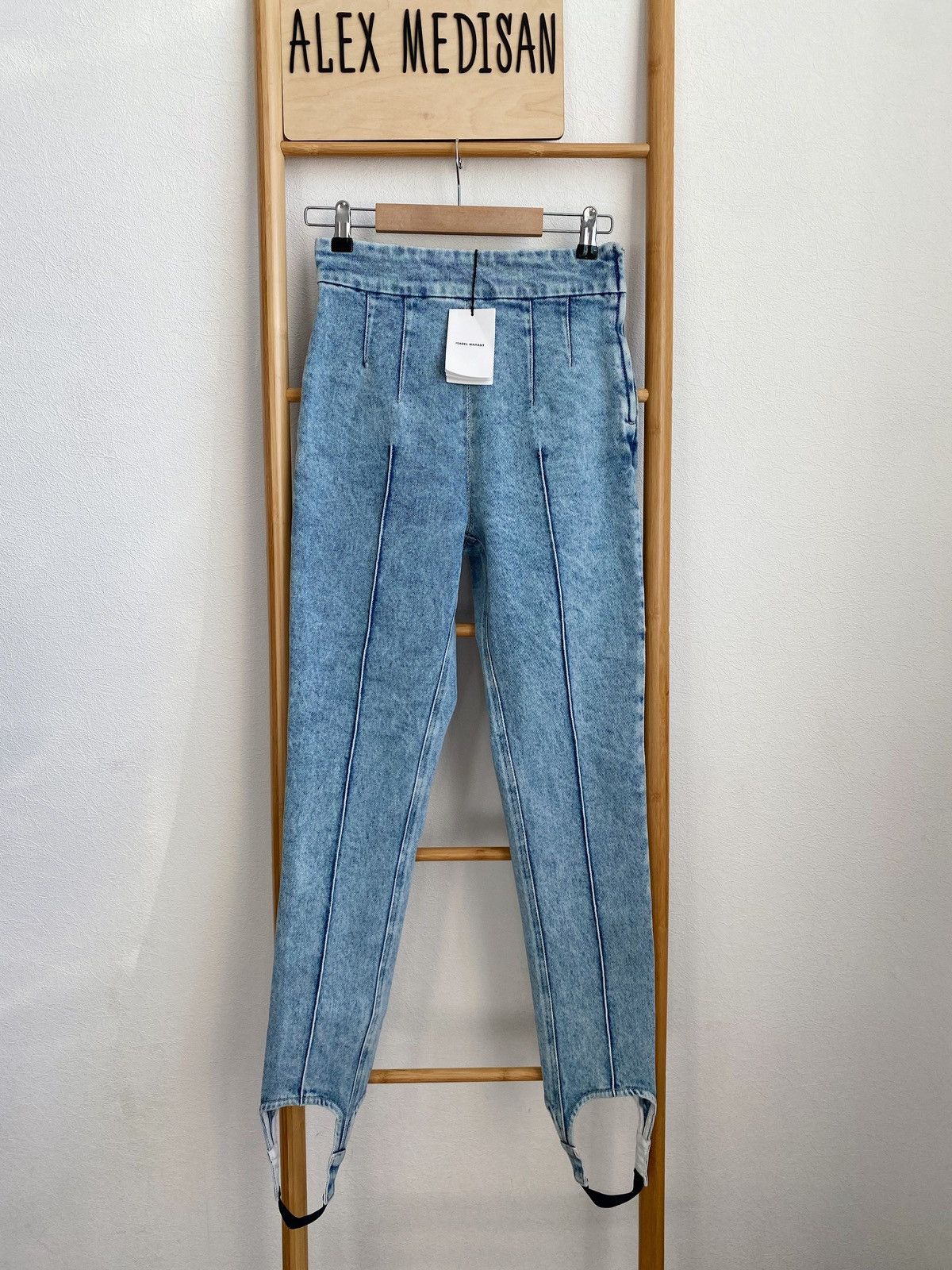 Isabel Marant Isabel Marant - Nanouli High-Rise Skinny Stirrup Jeans Size 26" / US 2 / IT 38 - 1 Thumbnail