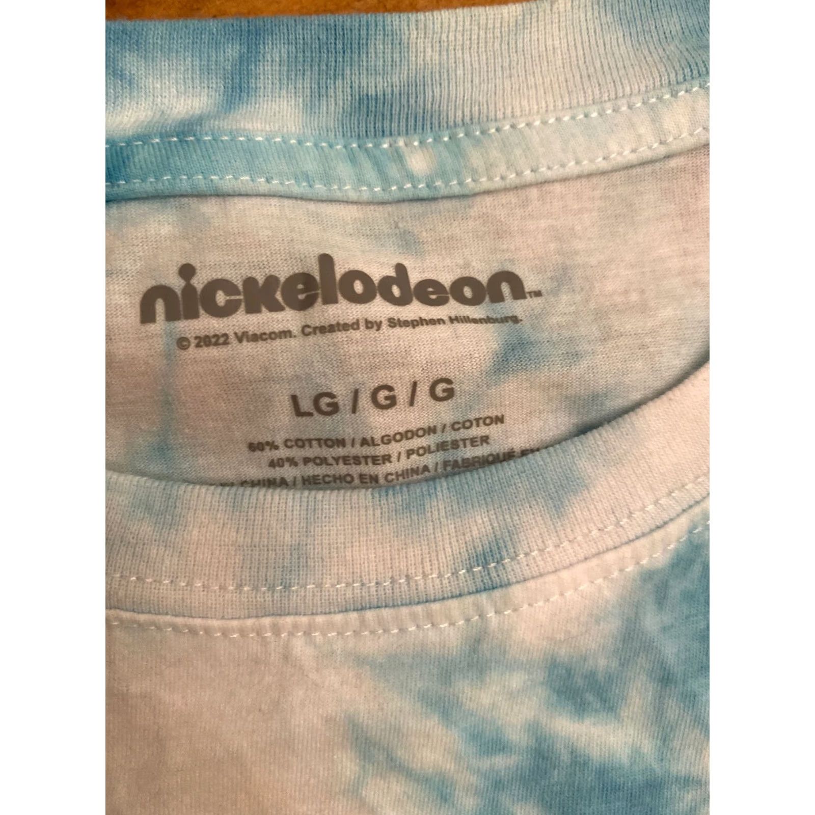 Nickelodeon Nickelodeon Spongebob Patrick T-Shirt Tie Dye LG Multicolor Mens L Cartoon Patrick Squarepants James Hillenburg Shirt Size US L / EU 52-54 / 3 - 3 Thumbnail