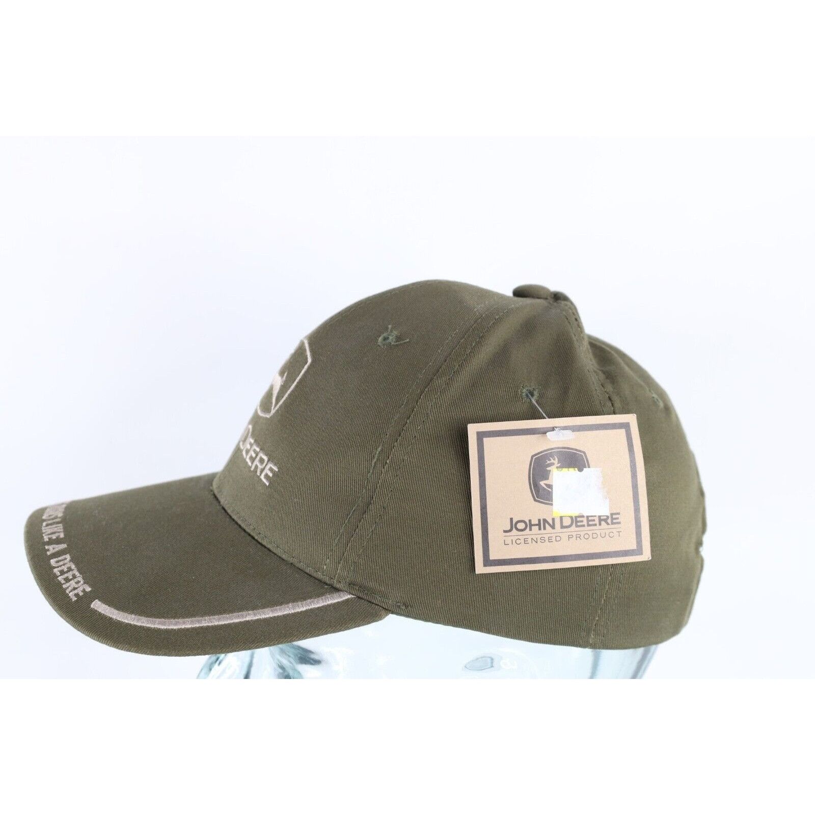 John Deere × Vintage Deadstock Vintage John Deere Tractors Spell Out Snapback Hat Size ONE SIZE - 3 Thumbnail