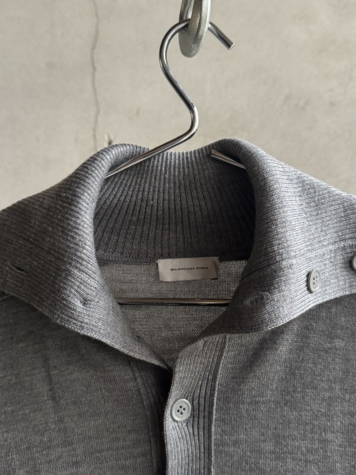 Balenciaga Early 2000s Balenciaga Military High Collar Cardigan Size US M / EU 48-50 / 2 - 4 Thumbnail