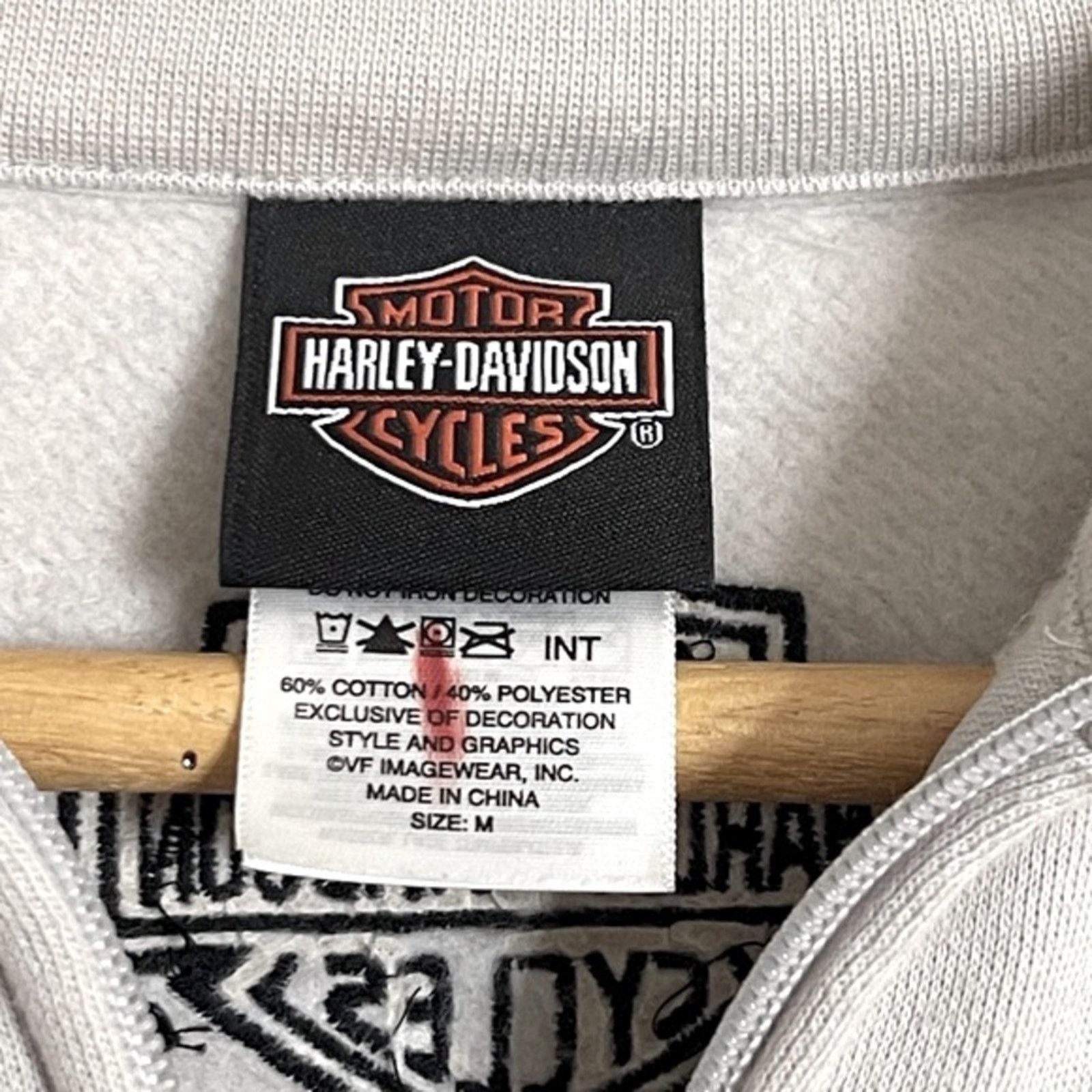 Harley Davidson HARLEY-DAVIDSON DEFLECTOR UNISEX HOODED RIDING FLEECE JACKET Size M / US 6-8 / IT 42-44 - 8 Thumbnail