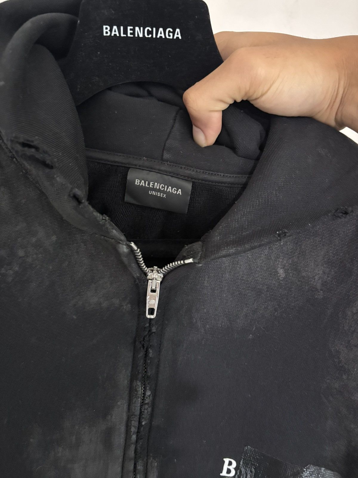 Balenciaga Balenciaga FW22 Gaffer Mud hoodie Size US S / EU 44-46 / 1 - 5 Thumbnail