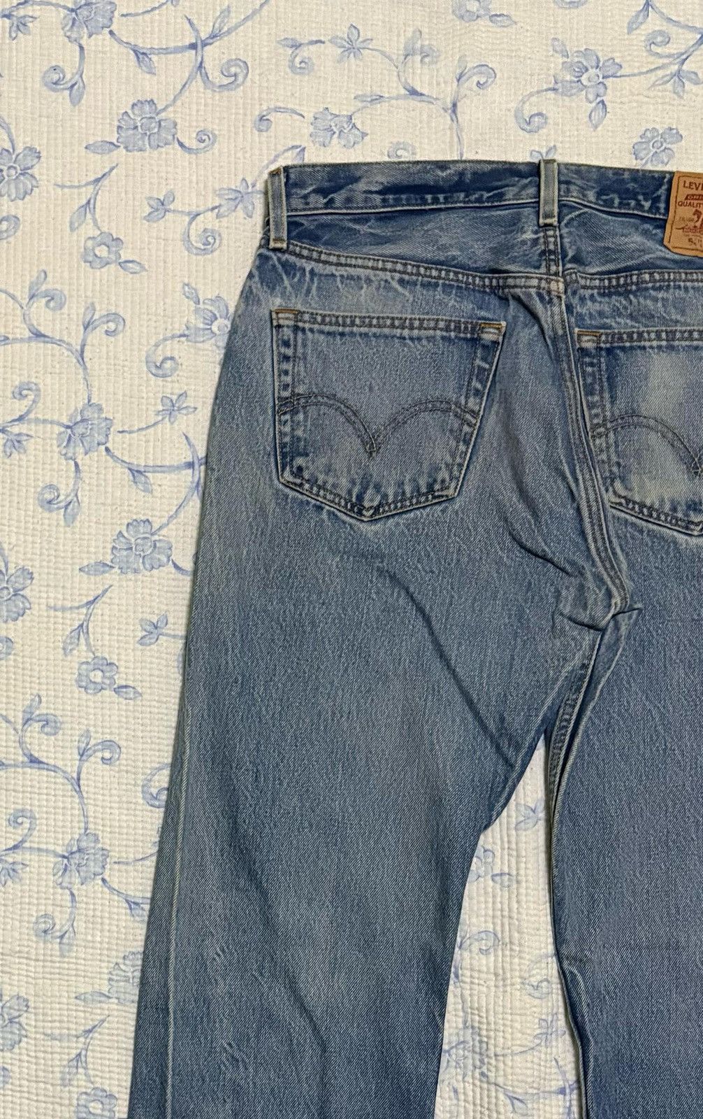 Levi's × Levi's Vintage Clothing Levis 501 Distressed Denim Pant Size US 32 / EU 48 - 10 Thumbnail