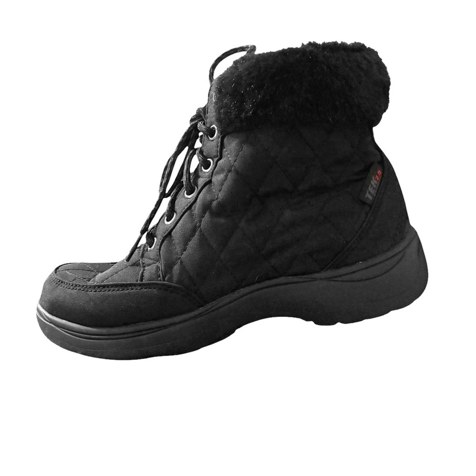 L.L. Bean L.L. Bean Women's Black Nylon Insulated Commuter Boots Size US 6 / IT 36 - 1 Thumbnail