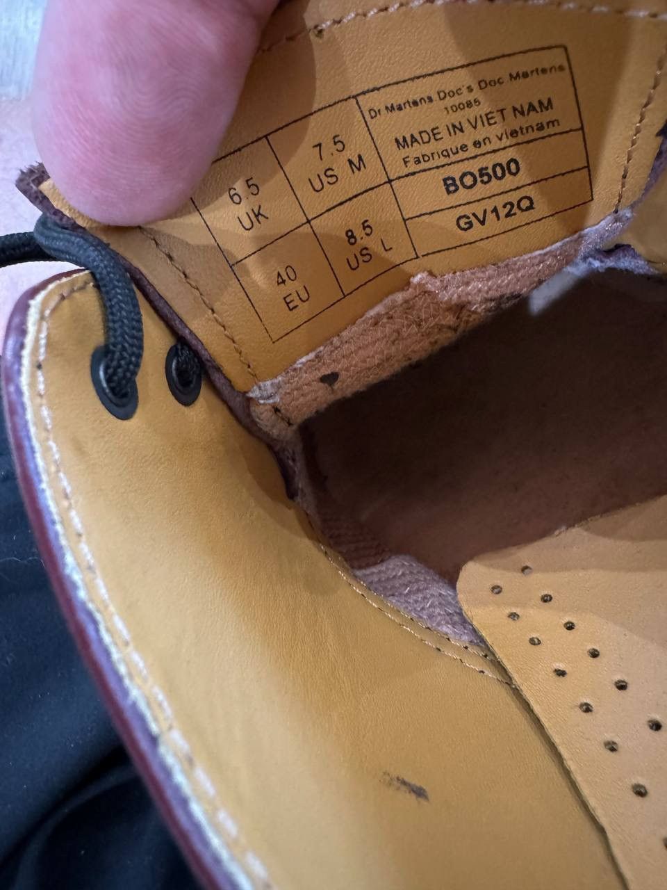 Dr. Martens Dr. Martens 10085 Burgundy Boots Shoes Size US 8.5 / IT 38.5 - 11 Thumbnail
