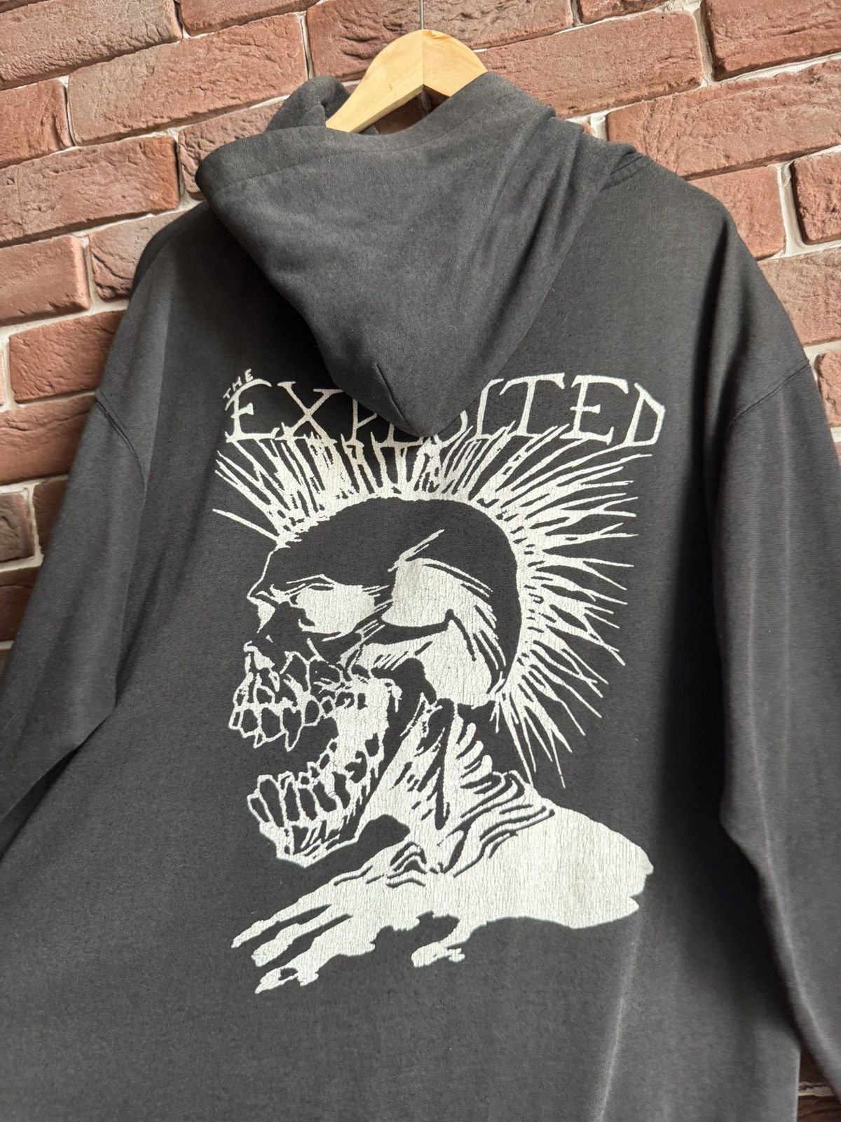Band Tees Rare Vintage 90s The Exploited Punk Hardcor Band Hoodie xl Size US XL / EU 56 / 4 - 5 Thumbnail