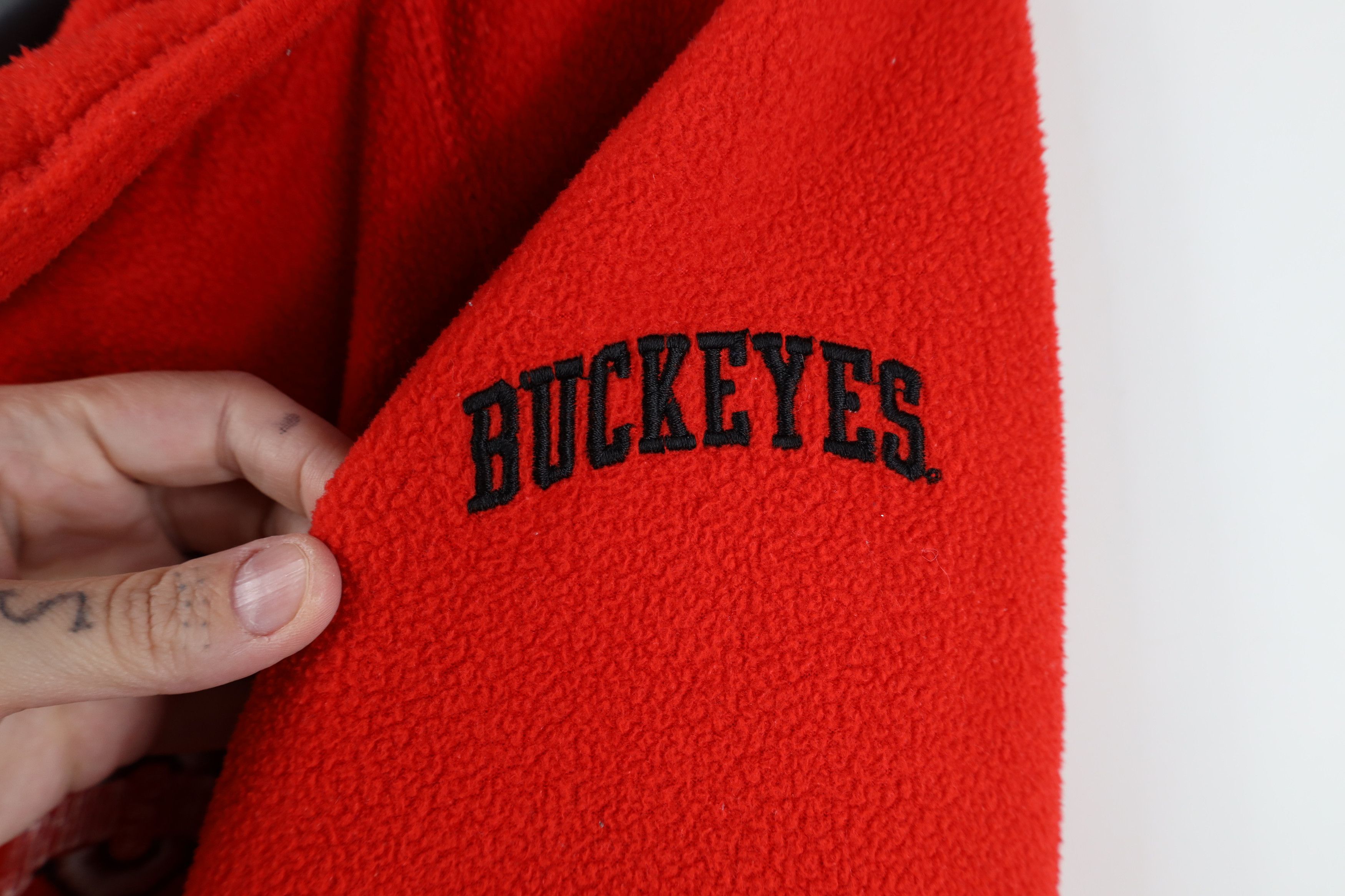 Vintage Vintage 90s Y2K Brutus Ohio State University Fleece Jacket Size US XXL / EU 58 / 5 - 4 Thumbnail