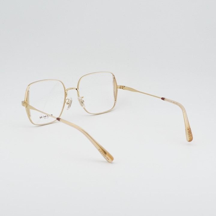 Coach Coach HC5165D 9441 Eyeglasses Gold 53mm Square Frame Size ONE SIZE - 3 Thumbnail