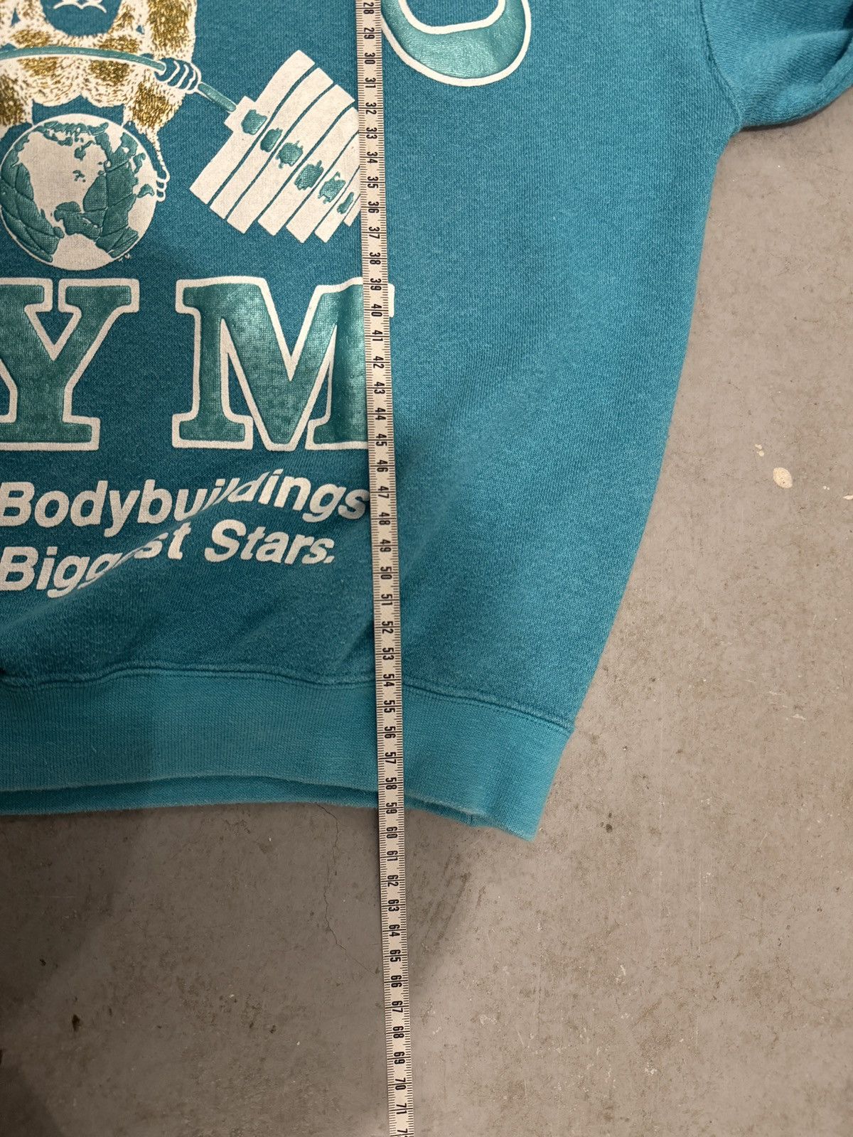 Vintage *RARE* 90s JAPAN WORLD GYM CREWNECK SWEATER GYM FITNESS Size US S / EU 44-46 / 1 - 14 Thumbnail