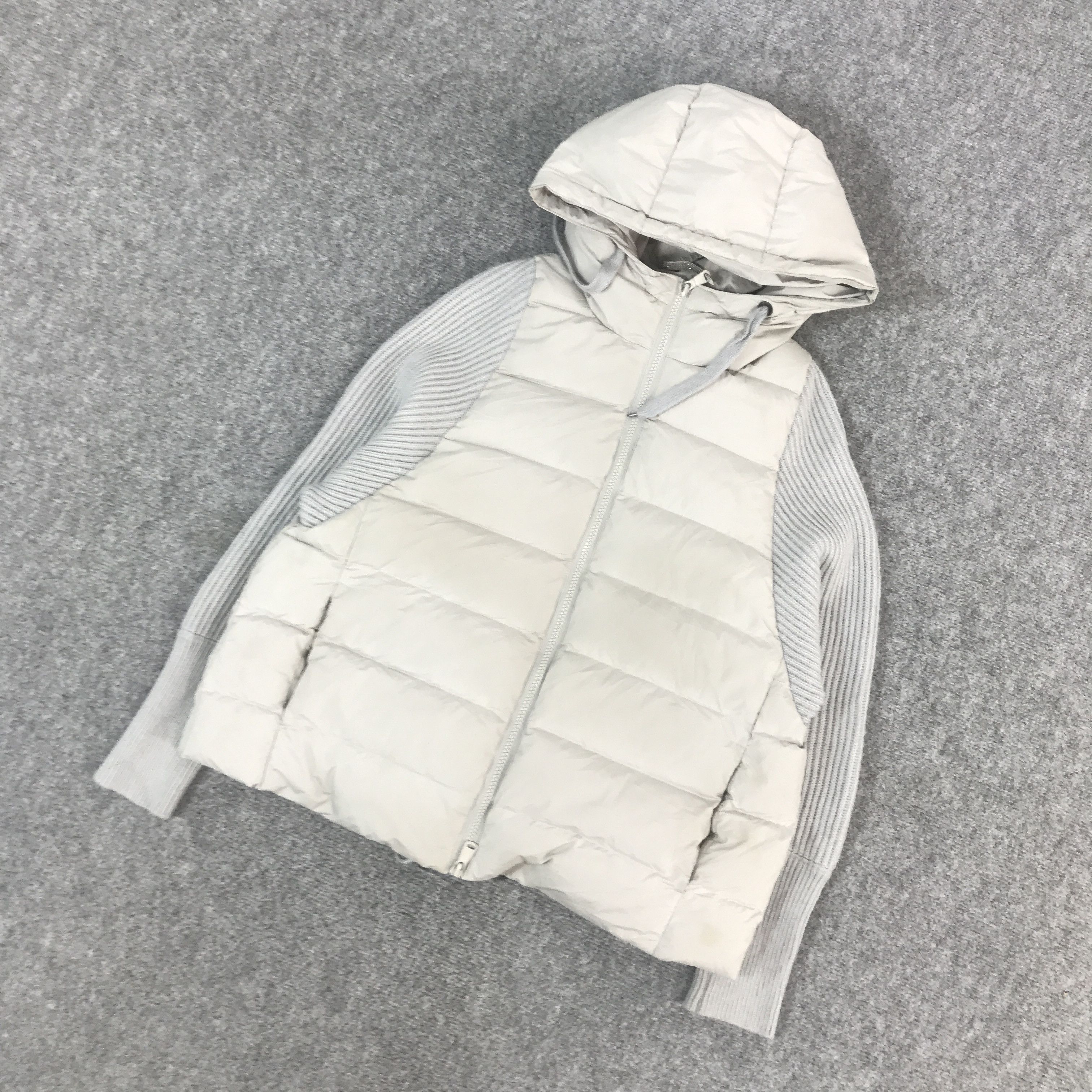 Brunello Cucinelli BRUNELLO CUCINELLI QUILTED STYLE JACKET Size S / US 4 / IT 40 - 5 Thumbnail