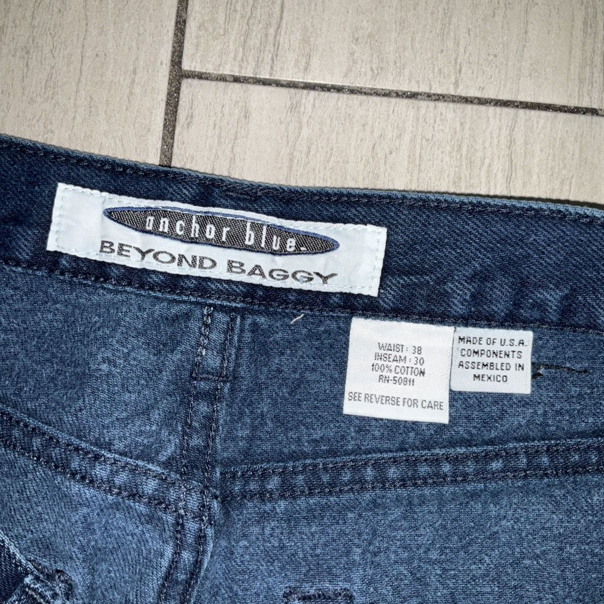 Anchor Blue Anchor Blue Beyond Baggy Vintage Denim Size US 36 / EU 52 - 2 Thumbnail