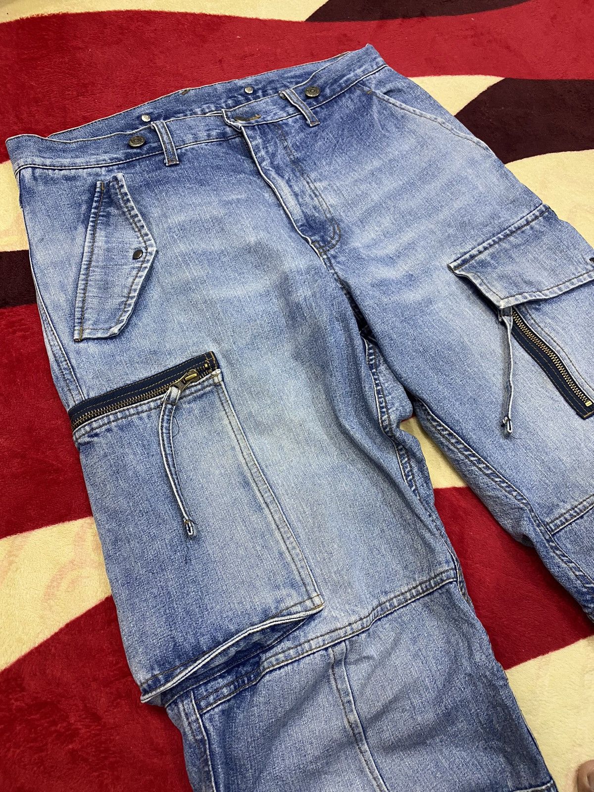 PPFM 🔥 Super Rare 🔥Vintage PPFM Bondage Tactical Pants Size US 33 - 2 Thumbnail
