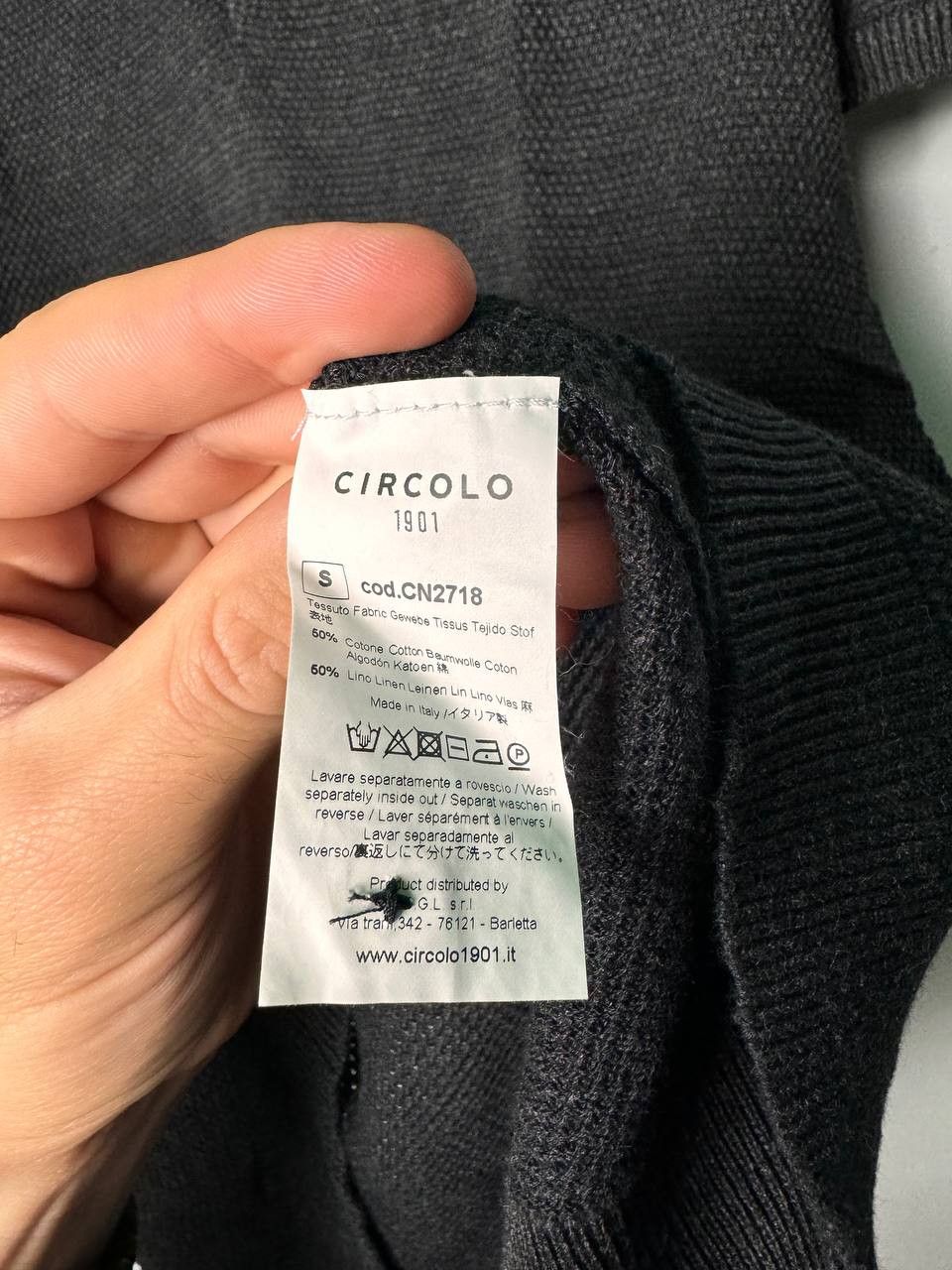 Circolo 1901 circolo 1901 Knit polo shirt black Size S Men Size US S / EU 44-46 / 1 - 6 Thumbnail