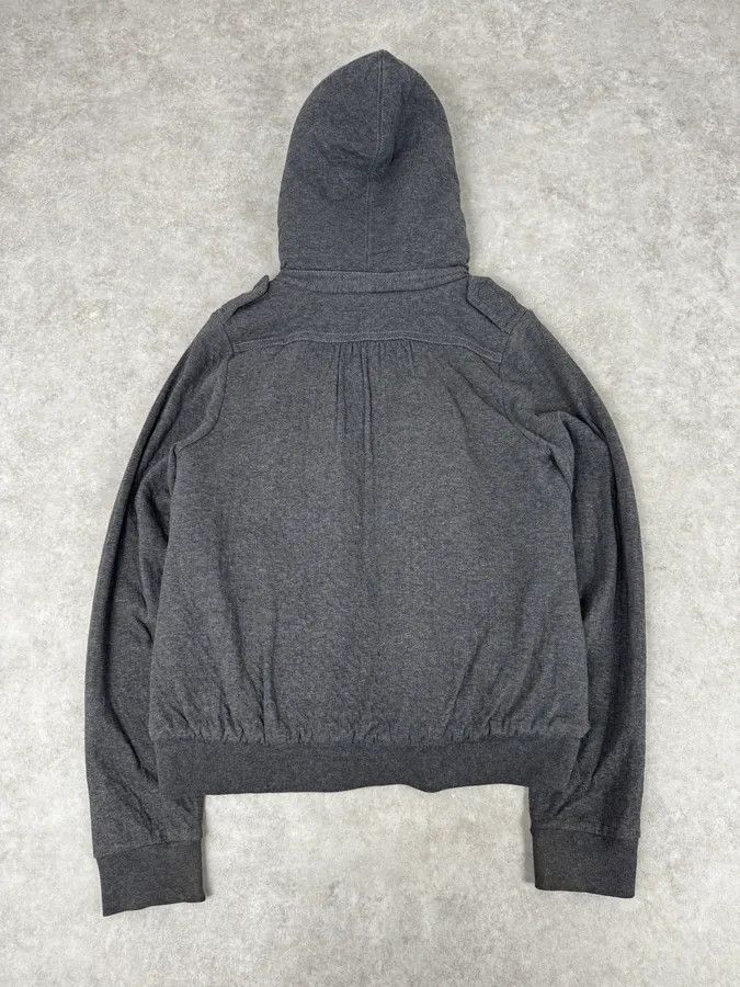 Marc Jacobs Marc Jacobs Grey Napoleon Fur Buttoned Hooded Sweater Size US S / EU 44-46 / 1 - 4 Thumbnail