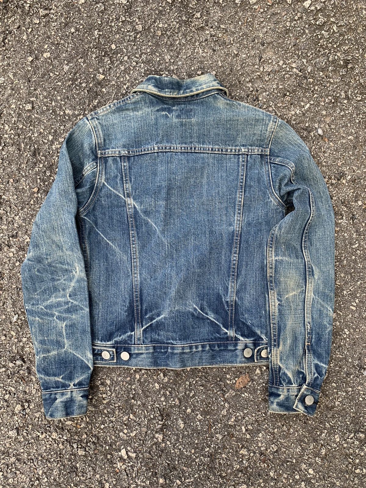 Japanese Brand × OMNIGOD Domingo D.M.G Distressed Denim Jacket Size S / US 4 / IT 40 - 7 Thumbnail