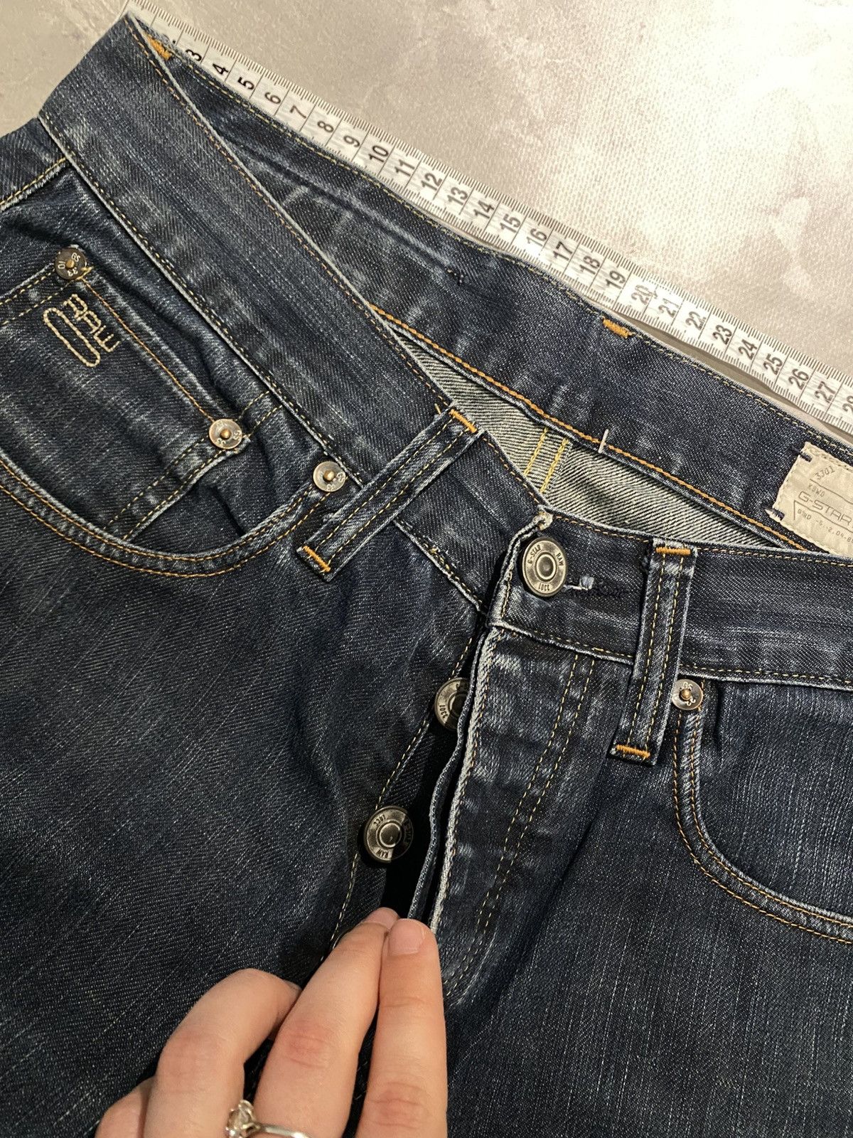 G-Star Rare Archive G-Star / Washed Niche Slim Jean / Y2K Size US 31 - 12 Thumbnail