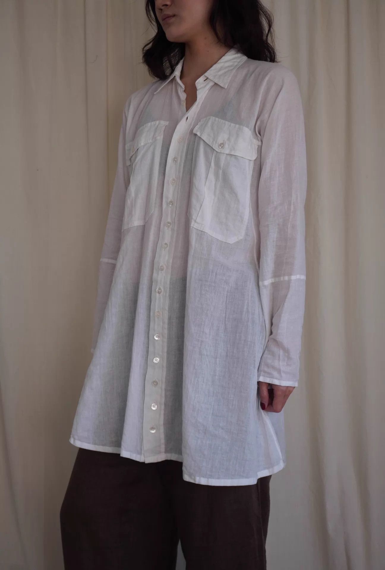 Yohji Yamamoto Yohji Yamamoto 1993ss Cotton Button Shirt Women's S Size S / US 4 / IT 40 - 8 Thumbnail
