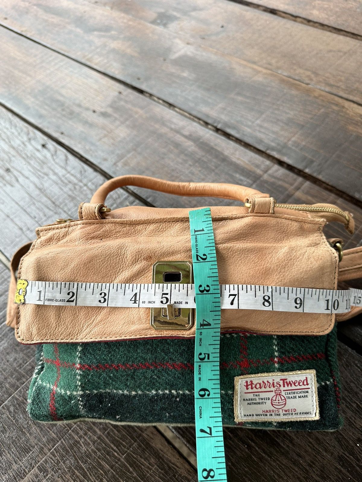 Harris Tweed Harris tweed shoulder bag nice design Size ONE SIZE - 10 Thumbnail