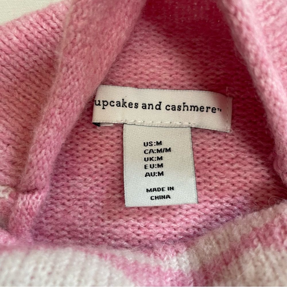 Other NWT New Cupcakes & Cashmere Hearts Pink High Neck Sweater S Size M / US 6-8 / IT 42-44 - 6 Thumbnail