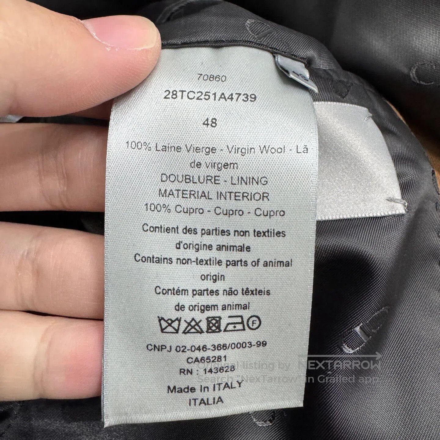 Dior Dior Brown wool suit jacket| Size 48R - 4 Thumbnail