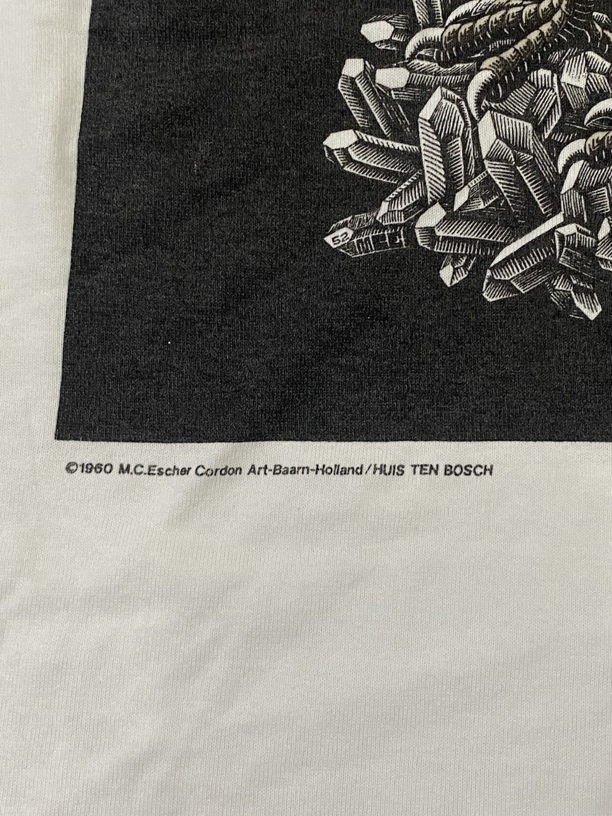 Art Comes First 💥 M.C ESCHER DRAGON ART DRAW BIG PRINTED Size US L / EU 52-54 / 3 - 5 Thumbnail