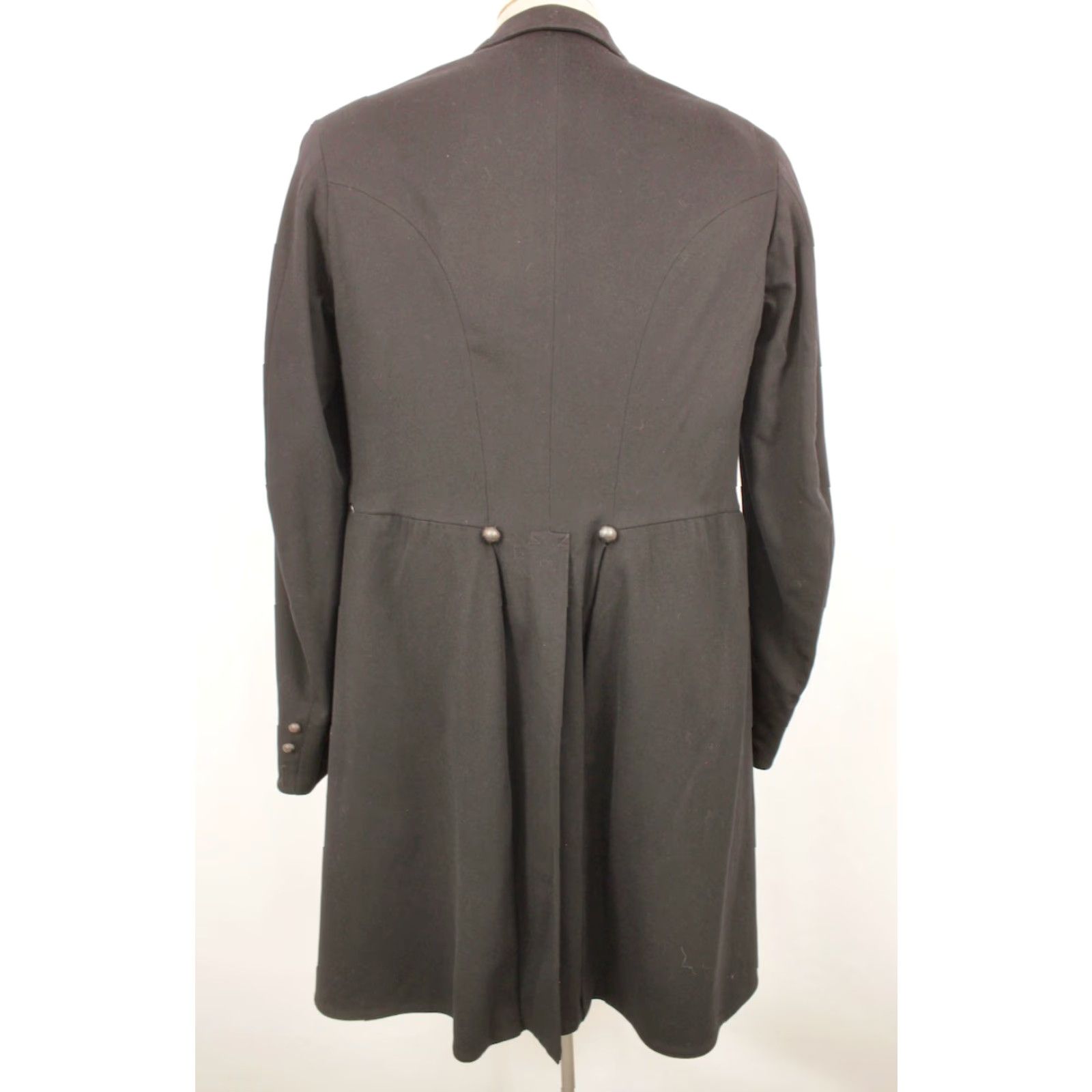 Vintage VINTAGE Edwardian Frock Coat Men’s Wool Black Long Size M Size US M / EU 48-50 / 2 - 2 Thumbnail