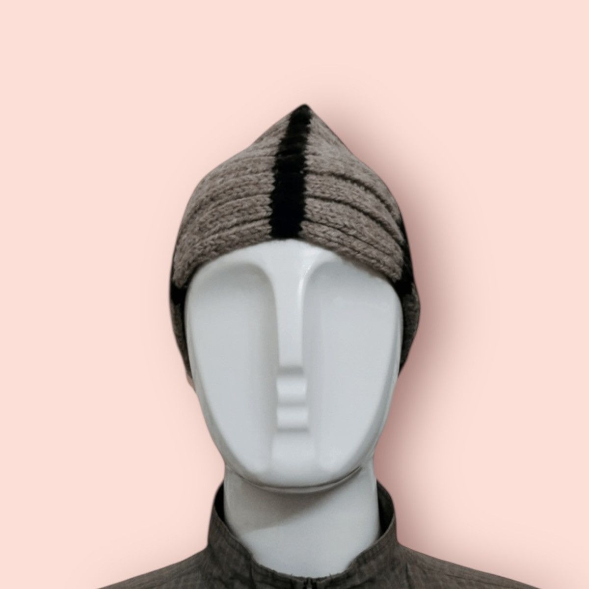 Japanese Brand VERSATILE ROLLED KNITTED WOOL BEANIE HAT Size ONE SIZE - 4 Thumbnail